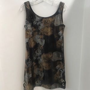 Vegan Leather Sheath Dress